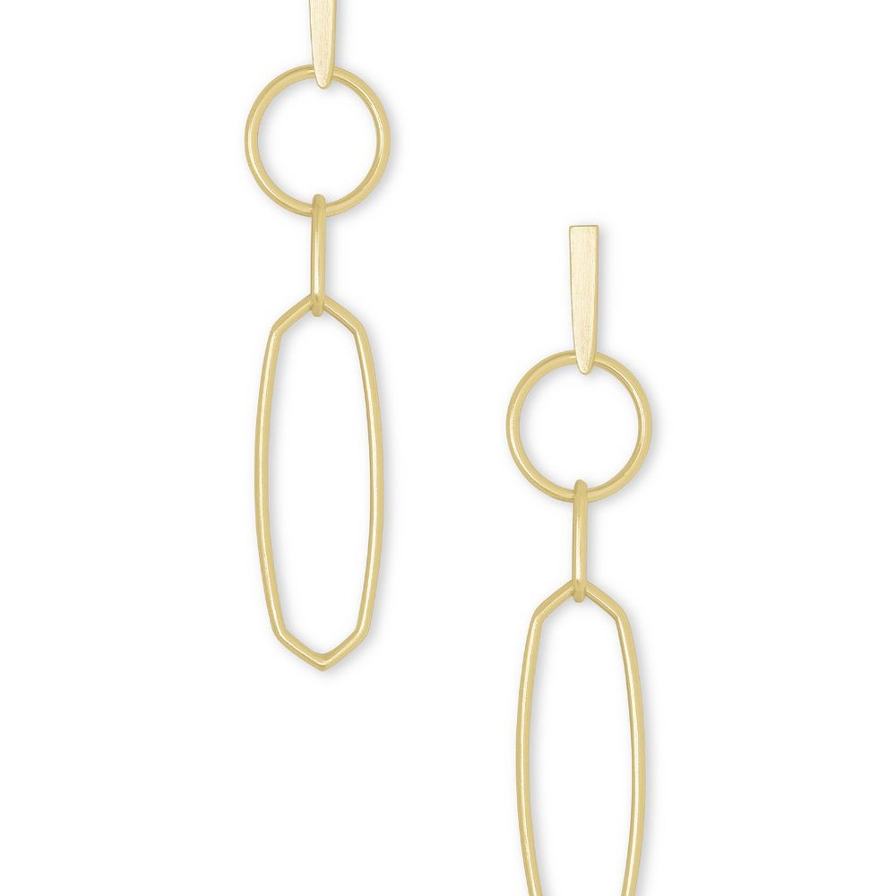 Kendra Scott Nalani Linear Earrings Gold